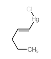 chloro-[(E)-pent-1-enyl]mercury结构式