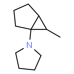 Pyrrolidine, 1-(6-methylbicyclo[3.1.0]hex-1-yl)- (9CI) Structure