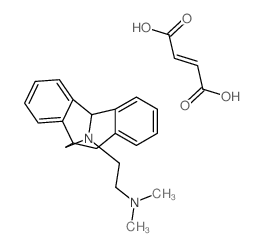 5,10-(Iminomethano)-5H-dibenzo(a,d)cycloheptene-13-ethanamine, 10,11-dihydro-N,N-dimethyl-, (Z)-2-butenedioate (1:2)结构式