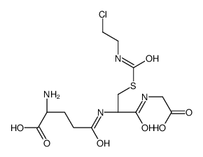 S-((2-chloroethyl)carbamoyl)glutathione结构式