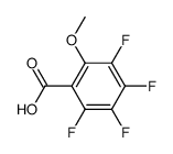2,3,4,5-tetrafluoro-6-methoxybenzoic acid结构式