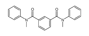 N,N'-dimethyl-N,N'-diphenyl-1,3-benzenedicarboxamide Structure