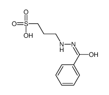 3-(2-benzoylhydrazinyl)propane-1-sulfonic acid结构式