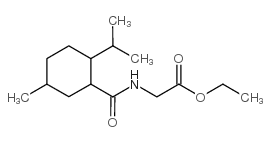 N-[[5-甲基-2-(异丙基)环己基]甲酰]甘氨酸乙酯结构式