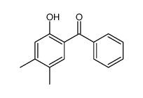 (2-hydroxy-4,5-dimethylphenyl)-phenylmethanone结构式