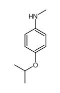 N-methyl-4-propan-2-yloxyaniline Structure