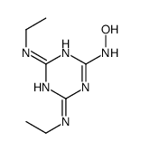 N-[4,6-bis(ethylamino)-1,3,5-triazin-2-yl]hydroxylamine Structure