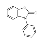 3-phenylbenzothiazol-2-one Structure
