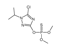 (5-chloro-1-propan-2-yl-1,2,4-triazol-3-yl)oxy-dimethoxy-sulfanylidene-λ5-phosphane Structure