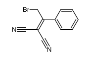 2-(2-Bromo-1-Phenylethylidene)Malononitrile Structure