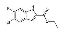 ethyl 5-chloro-6-fluoro-1H-indole-2-carboxylate picture