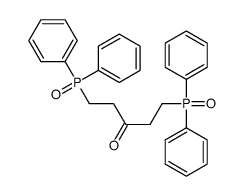 1,5-bis(diphenylphosphoryl)pentan-3-one结构式