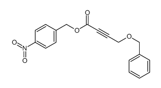 (4-nitrophenyl)methyl 4-phenylmethoxybut-2-ynoate结构式