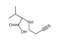 N-(2-氰乙基)-L-缬氨酸结构式