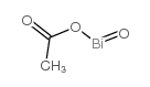 oxobismuthanyl acetate Structure