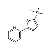 2-(2-Pyridyl)-5-(trimethylsilyl)thiophen结构式