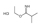 Ethyl isobutyrimidate hydrochloride结构式
