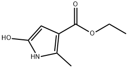 5-Hydroxy-2-methyl-1H-pyrrole-3-carboxylic acid ethyl ester结构式