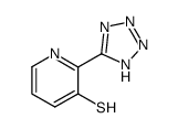 2-(1H-tetrazol-5-yl)-pyridine-3-thiol结构式