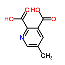 5-甲基吡啶-2,3-二羧酸结构式