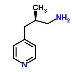 4-Pyridinepropanamine,beta-methyl-,(betaS)-(9CI) structure