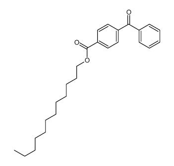 dodecyl 4-benzoylbenzoate结构式