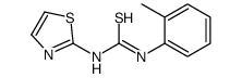 1-(2-methylphenyl)-3-(1,3-thiazol-2-yl)thiourea结构式