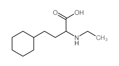 4-cyclohexyl-2-ethylamino-butanoic acid Structure