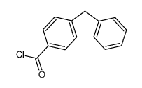 9H-fluorene-3-carbonyl chloride Structure