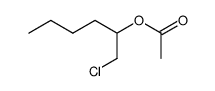 2-acetoxy-1-chlorohexane结构式