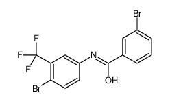 3-bromo-N-[4-bromo-3-(trifluoromethyl)phenyl]benzamide结构式