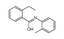 2-ethyl-N-(2-methylphenyl)benzamide Structure