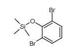 2,6-dibromophenol O-trimethylsilyl ether结构式