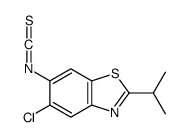 5-chloro-6-isothiocyanato-2-propan-2-yl-1,3-benzothiazole结构式