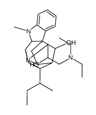 (17R)-α-[(Diethylamino)methyl]-17-hydroxy-4,21-secoajmalan-4-ethanol结构式