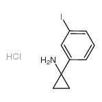 Cyclopropanamine, 1-(3-iodophenyl)-, hydrochloride (1:1)Cyclopropanamine, 1-(3-iodophenyl)-, hydrochloride (1:1) Structure