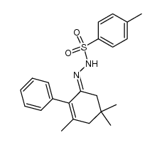 4-methyl-N'-(4,4,6-trimethyl-4,5-dihydro-[1,1'-biphenyl]-2(3H)-ylidene)benzenesulfonohydrazide Structure