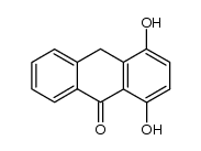 1,4-dihydroxy-anthrone结构式