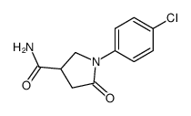 1-(4-chloro-phenyl)-5-oxo-pyrrolidine-3-carboxylic acid amide Structure