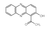 1-acetyl-10H-phenazin-2-one结构式