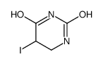 5-iodo-5,6-dihydrouracil structure