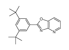 2-(3,5-Di-tert-Butylphenyl)oxazolo[4,5-b]pyridine结构式