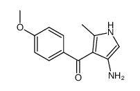 (4-amino-2-methyl-1H-pyrrol-3-yl)-(4-methoxyphenyl)methanone Structure