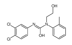 3-(3,4-dichlorophenyl)-1-(2-hydroxyethyl)-1-(2-methylphenyl)urea结构式