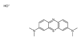 [7-(dimethylamino)phenothiazin-3-ylidene]-dimethylazanium,hydroxide结构式