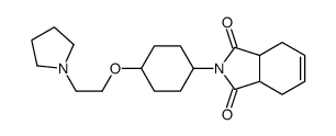 2-[4-(2-pyrrolidin-1-ylethoxy)cyclohexyl]-3a,4,7,7a-tetrahydroisoindole-1,3-dione Structure