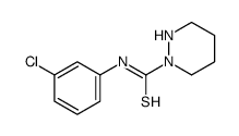 N-(3-chlorophenyl)diazinane-1-carbothioamide结构式