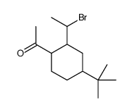 1-[2-(1-bromoethyl)-4-tert-butylcyclohexyl]ethanone Structure