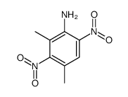 2,4-dimethyl-3,6-dinitroaniline结构式
