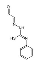 1-(2-oxoethylideneamino)-3-phenylthiourea Structure